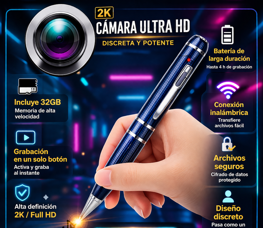 Cámara Espía Tipo Esfero Full HD