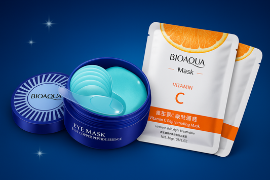 COMBO PARCHES AZULES+MASCA VELO