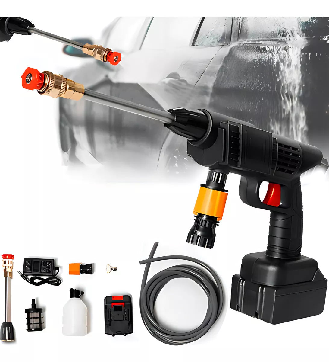 Pistola Turbo Lavado ALTA PRESIÓN 48VF MAX