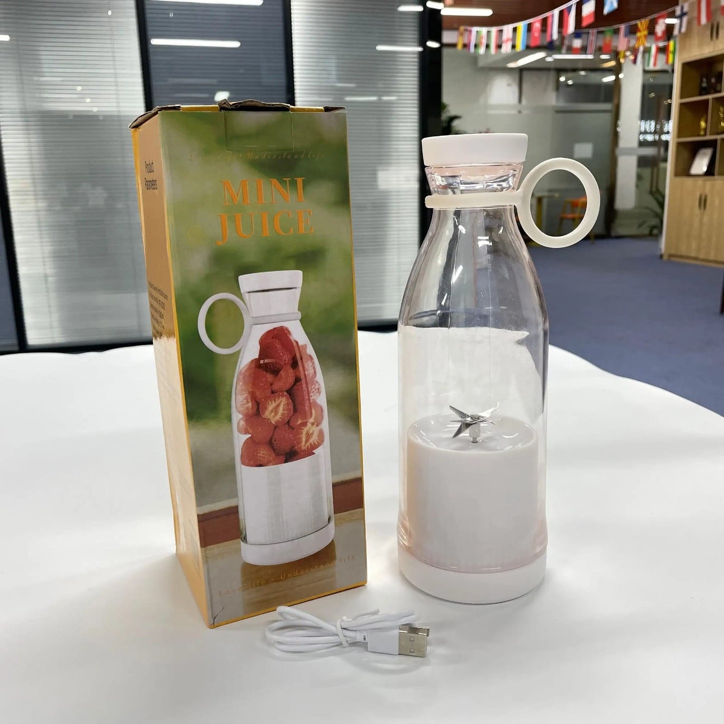 VASO LICUADORA PORTATIL MINI JUICE 420ML