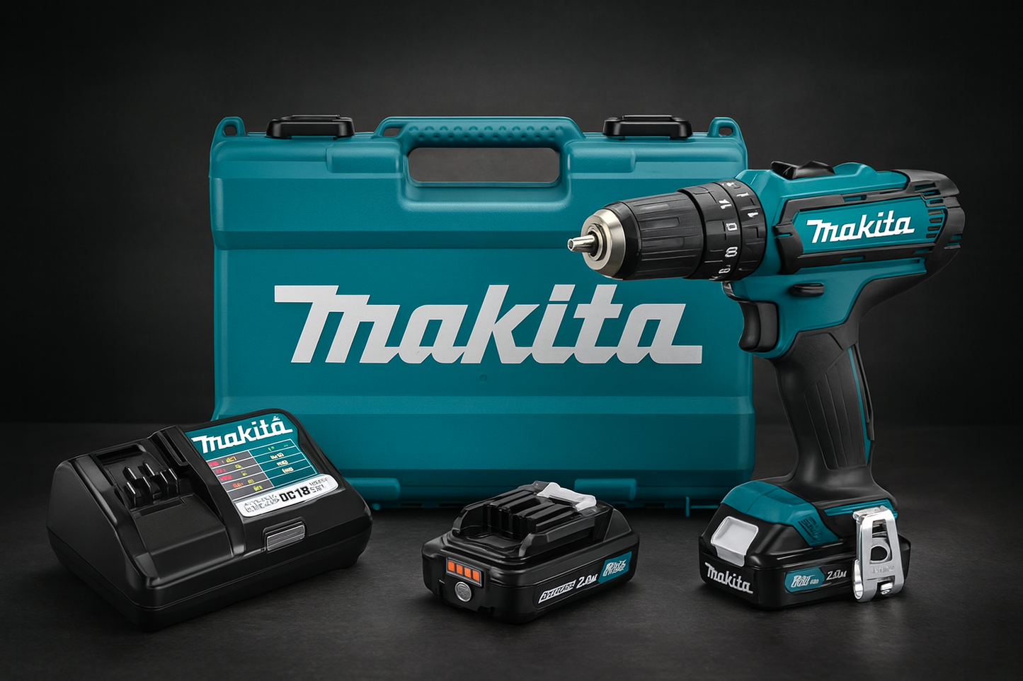 Taladro Makita + Obsequio de Set de Raches
