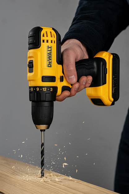 TALADRO DEWALT® 48 VOLTIOS + Kit Brocas, Copas, Bits, Extensor y Doble Batería Inalámbrica + Kit de Herramientas Multi-Uso